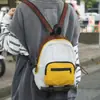 Mochila de Bloques de Color de Moda Marca de Tendencia Bolso Escolar para Estudiante Universitario Mochila Casual Simple Versátil Bolsa de Viaje de Gran Capacidad