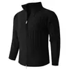 Ropa de punto gruesa con cuello alto, nueva para Otoño e Invierno 2025, tejido de punto para hombre, estilo coreano, chaqueta de punto tipo cárdigan moderna