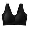 Roupa íntima de seda de amoreira antibacteriana, base líquida, para mulheres, alta elasticidade, leve, respirável, estilo regata de puxar, tamanho único, plus size