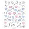 Al por mayor En stock Envío rápido Pegatinas para uñas Funda de teléfono popular Pegatinas para uñas infantiles Estrella Adhesivo Pegatinas para uñas mixtas