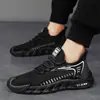 Zapatos para Hombre, Zapatos de Correr Tejido Fly, Nuevo Estilo Primavera y Verano para Hombre, Transpirables de Malla, Suela Gruesa, con Cordones, Zapatos Deportivos Casuales para Hombre, Zapatos de Moda