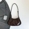 Bolsa Transversal de Ombro Único de Alta Qualidade Estilo Coreano para Mulheres 2026 Tendência Ins Bolsa Nuvem Franzida Bolsa de Ombro Vintage Baguette