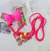 Clip trasero para teléfono móvil correa cruzada para niñas clip de cordón con lazo clip trasero japonés y coreano cordón transparente de dibujos animados para teléfono móvil