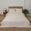 Comercio Exterior Venta Caliente Fibra de Bambú Jacquard Juego de Cama de Cuatro Piezas Lujo Ligero Sensación de Alta Gama Sábana Funda Nórdica Juego de Tres Piezas Sensación Fresca de Verano Protector de Colchón