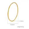 Suministro Directo Transfronterizo Pulsera de Acero Inoxidable Retro de Gama Alta para Mujer Pulsera Chapada en 18K Pulsera Abierta al por Mayor