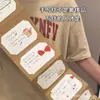 Libro de Tarjetas de Felicitación Estilo Acordeón DIY con Kit de Material Desplegable, Regalo Creativo para Parejas en el Día de San Valentín Chino, Tarjetas Pequeñas Escritas a Mano