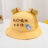 Sombrero de Bebé Primavera y Otoño Edad de Meses Pequeños Niños y Niñas Sombrero de Pescador para Bebé Niños Salir Sombrilla Protector Solar Sombrero de Cubeta para Bebé