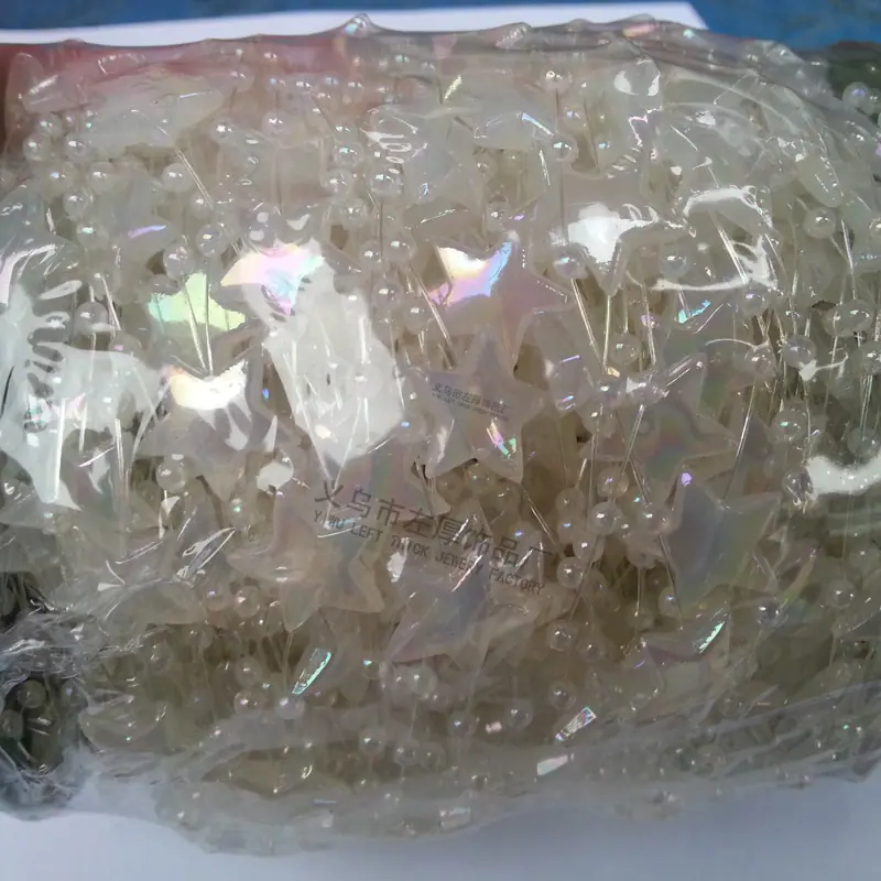 AB彩五角星连线珠