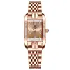 Marca Suiza Nuevo Reloj de Mujer Modelo Reloj de Pulsera de Cuarzo Pequeño Reloj Verde Transmisión en Vivo Dropshipping