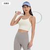 Primavera y Verano Nuevo Europeo y Americano Almohadilla de Pecho Push-up a Prueba de Golpes Espalda Hermosa Sexy Sling Deportivo Fitness Yoga Top C5238