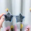 Gafas infantiles de estrella de cinco puntas montura genial redondas fuertes nuevas transparentes con purpurina pasarela gafas de sol negras niños y niñas