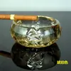 Cenicero de cristal europeo creativo de fábrica para el hogar, personalizado, multifuncional, con grabado de espada, recubrimiento iónico, cenicero pequeño