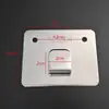 Gancho sin Clavos para Cocina Acero Inoxidable 304 Gancho Adhesivo de Pared Colgador con Carga Estante de Almacenamiento Cuadrado de Doble Agujero Gancho de Pared