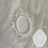 Molde de Yeso Aromaterapia Jazmín Clip para Salida de Aire de Coche Decoración de Coche Loto Colgante Molde de Silicona Hecho a Mano