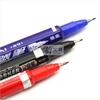 Zhipai 130 marcador aceitoso pequeño de doble punta pluma de gancho pluma para CD pluma de metal resistente al desgaste que no se desvanece Rojo Azul Negro