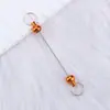Colgantes Creativos de Metal con Cuentas Gradiente Multicolor Coloridos Colgantes de Llave Hechos a Mano Accesorios para Llavero Listos para la Venta