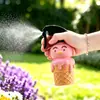 Cono de Helado Kuromi Botella Pequeña con Atomizador para Regar Plantas, Regadera Tipo Presión, Herramienta de Riego para Jardinería