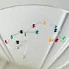Diseño de nicho estilo coreano collar de frijol color plata de ley 925 cadena de clavícula simple para mujer verano ins celebridad de Internet dopamina