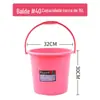 Balde 5L Espessado Portátil Tamanho Pequeno Estudantes de Dormitório Armazenamento de Água Arte Lavar Pincel Balde Pequeno Balde de Plástico para Peixes