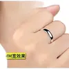 Anillo Ancho Liso Simple y Elegante, Acero de Titanio, No se Desvanece, Anillo de Moda para Hombres y Mujeres