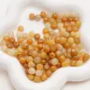 Cuentas Redondas de Piedra Natural de 8*7mm para Accesorios Hechos a Mano DIY, Cuentas Cilíndricas de Piedra para Collares, Transfronterizo