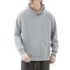 Outono e Inverno Novo Preto Look Emagrecedor Moletom Solto Textura Clássica Top Esportivo Pulôver com Capuz Feminino Mesmo Estilo para Homens e Mulheres