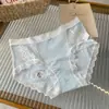 Estilo Puro Desejo 7A Antibacteriano Renda Sexy Roupa Íntima Feminina Vazada Classe A Algodão Puro Calcinha Feminina
