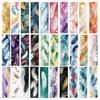 Serie de 30 plumas de colores retro, cuenta manual sencilla, material creativo literario, marcador de papel de lectura DIY