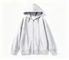 Nuevos estilos de otoño e invierno: cárdigan de mezcla de algodón sintético, sudadera con capucha, cárdigan corto, prenda exterior informal y versátil de color liso