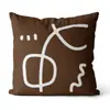 Almohadas Personalizadas Estilo Wabi-Sabi Maillard, Regalos Corporativos, Almohadas de Arte Abstracto, Cojines para Sofá del Hogar, Mayoreo