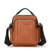 Bolso de mano nuevo para hombre, bolso de hombro, bolso cruzado elegante para negocios casual, mochila de gran capacidad, maletín de cuero