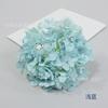 Europeu- estilo de hortênsia flor mão caixa de presente decoração flor artificial atacado 54 peças pintura a óleo hortênsia arranjo de casamento cabeça de flor