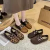 Sapatos Birkenstock Retrô Femininos 2026 Outono Novo Estilo Sola Grossa Aumento Oculto de Altura Mary Jane Slip-on Casuais Preguiçosos Mocassins