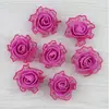 Fábrica en stock flor artificial flor falsa directa 5cm simulación encaje pe cabeza de flor rosa flor de espuma flor falsa