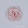En stock 6cm borde ardiente rosa camelia directo de fábrica coreano DIY accesorios para el cabello zapatos flor accesorios de ropa accesorios de broche