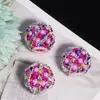 Nuevas Tiras de Pedrería de Colores en Estilo Retro con Agujeros Rectos para Cadenas de Teléfono, Llaveros, Cadenas de Bolsos y Accesorios de Joyería DIY