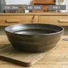Cuenco Grande de Cerámica Estilo Japonés para Sopa, Cuenco Grande para Fideos del Hogar, Cuenco para Ramen, Cuenco Colorido para Fideos Instantáneos, Cuenco Ins de Gran Capacidad