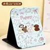 Espelho de maquiagem de cachorrinho fofo, modelo novo, espessado, adequado para casa e viagens, portátil, anti-queda, espelho de maquiagem de alta definição