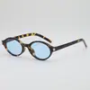 Gafas de Sol 2025 Personalizadas Nuevas Ovaladas Retro Marco Pequeño Modernas y Sencillas Estilo Ins Anti-UV