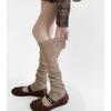 Meias de Passos de Ballet, Meias Levemente Transparentes, Respiráveis e Absorventes de Suor, Meias Coreanas com Efeito Emagrecedor JK, Estilo Preguiçoso, Polainas Versáteis de Cor Pura