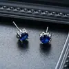 Pendientes de Racimo Completamente Diamantados de Nuevo Estilo Transfronterizos para Hombres, Modernos y Versátiles, Pendientes de Flor de Iris de Alta Gama en Forma de Cruz para Mujeres
