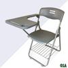Cadeira de treinamento ampliada para sala de aula com prancheta, cadeira de conferência dobrável, conjunto de mesa e cadeira para estudantes, organização, cadeira única para ensino e escrita
