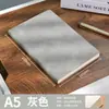 Set de Logotipo de Cuaderno de Piel de Oveja Personalizado A5 Simple Engrosado Bloc de Notas para Estudiantes Bloc de Notas para Oficina de Negocios