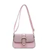 Bolsa Pequena Retrô com Textura da Moda para Mulheres 2025 Verão Novo Estilo Ombro Único Axila Transversal Bolsa Quadrada Pequena Simples e Elegante