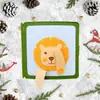 Atacado Ponto a Ponto Brinquedo Livro de Feltro Resistente a Rasgos Sr. Urso para Crianças Educação Infantil Livro Tridimensional Livro de Pano para Bebê