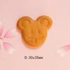 Galleta de animal de dibujos animados de Harajuku DIY accesorios para el cabello anillo para el cabello para niños accesorios para horquillas crema goma material para funda de teléfono