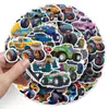 100 Peças de Adesivos de Caminhão Monstro para Bicicletas, Carro de Desenho Animado Legal Graffiti Decoração de Capacete Skate Papelaria Adesivos