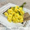 Ramo de Manzanilla Artificial Flores Falsas para Arreglos de Piso de Boda Decoración de Salón de Bodas Flores Artificiales de Plástico Arreglo Floral DIY