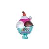 Globo de caramelo, dona, helado, globo de aluminio, palomitas de maíz, perrito caliente, globo de película de aluminio, decoración para fiesta de cumpleaños