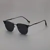Gafas de Sol Retro Verde Oscuro de Alta Definición Unisex Moda Gafas Especiales para Conducir Sensación de Alta Gama Gafas Ocultas